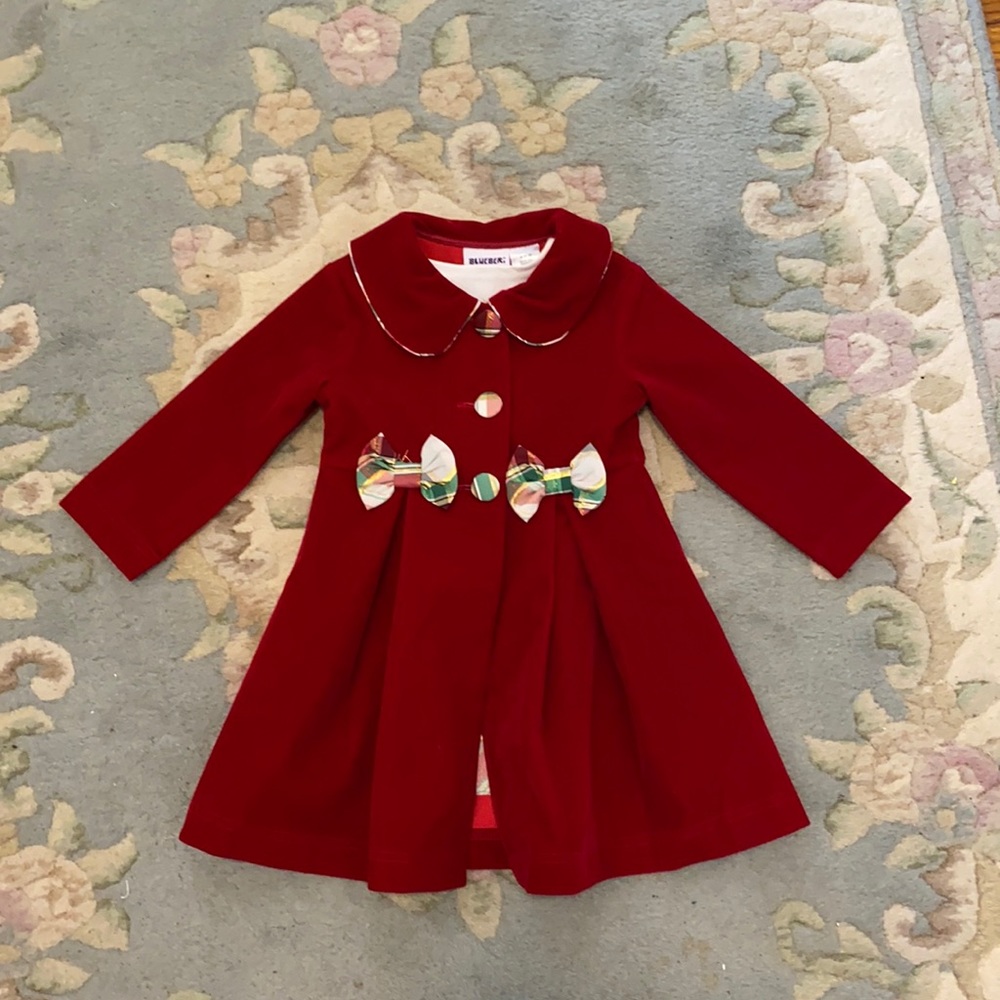Blueberry and Oui Award  dress and coat 3T